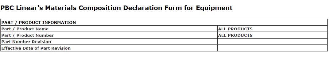 ROHS CERT 1