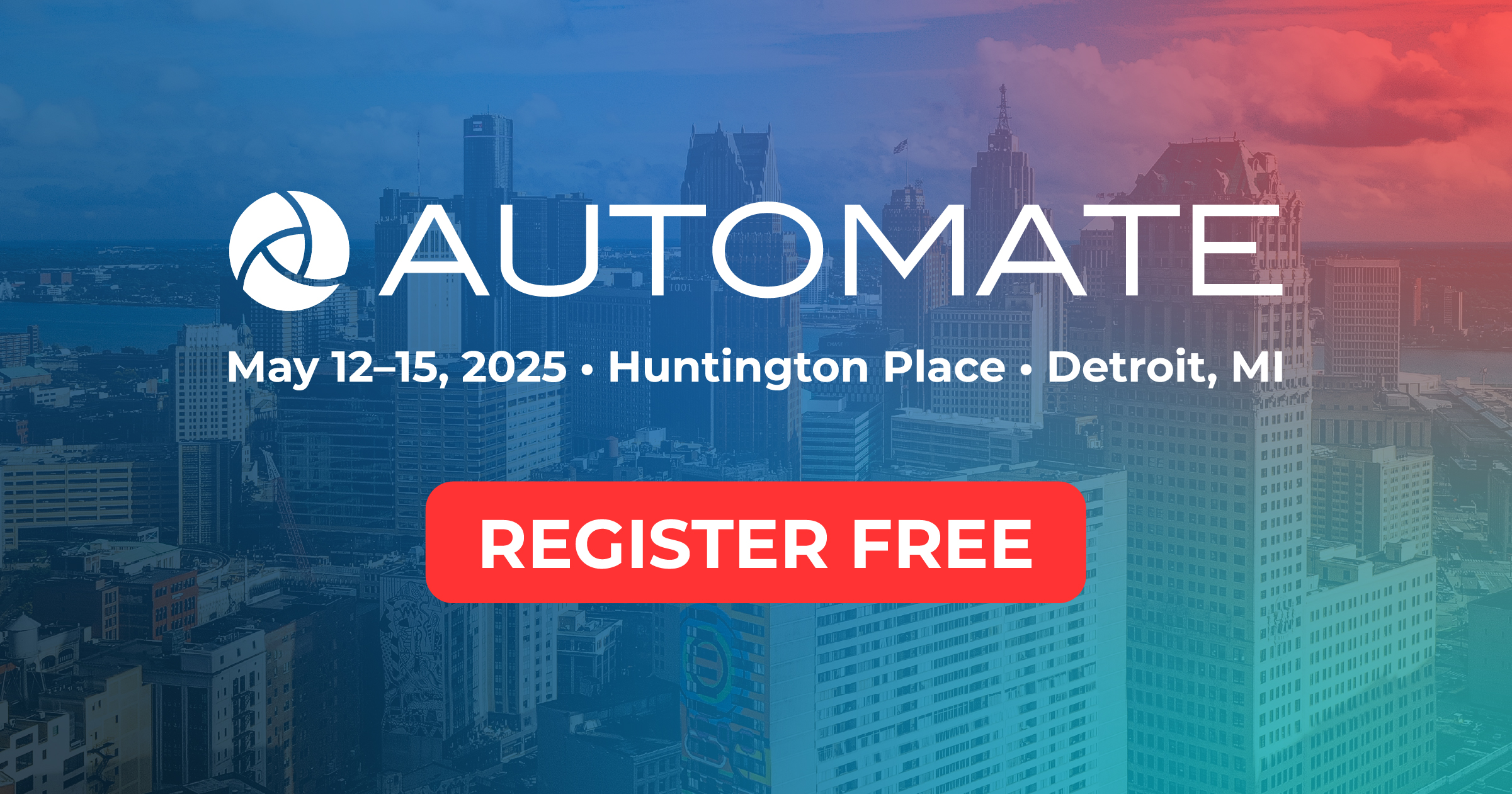 Automate 2025 We're Back Click To Register Banner